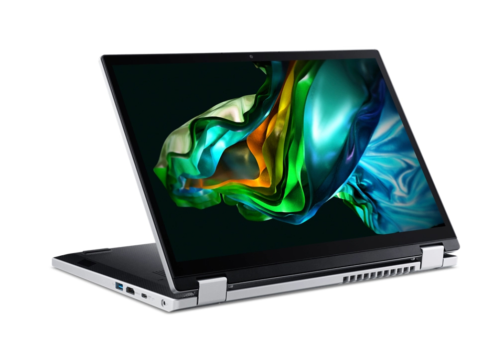 Acer Aspire 3 Spin 14 A3SP14-31PT-310V Intel® Core™ i3 i3-N305 Hybride (2-in-1) 35,6 cm (14") Touchscreen WUXGA 8 GB LPDDR5-SDRAM 512 GB SSD Wi-Fi 6 (802.11ax) Windows 11 Home Zilver - Afbeelding 7