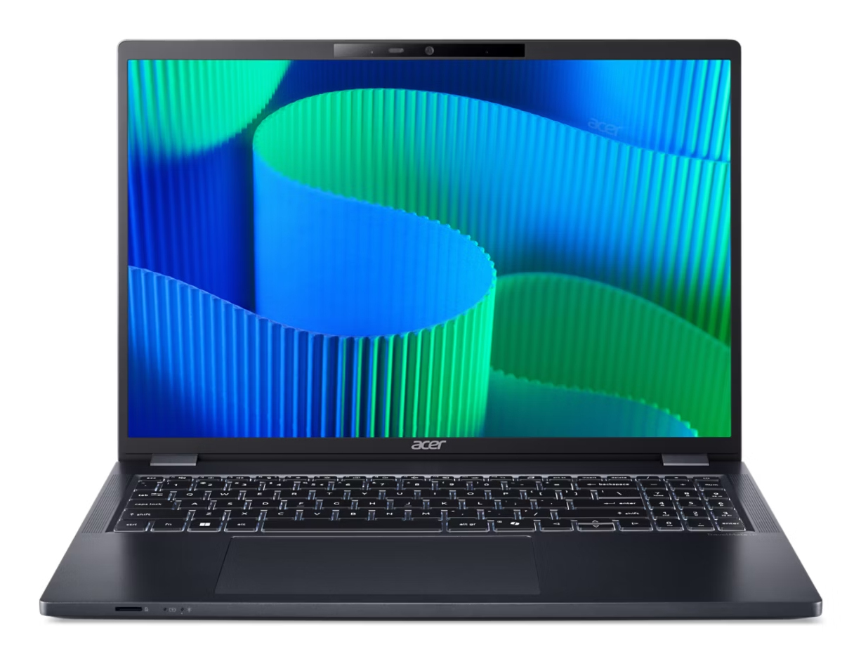 Acer TravelMate P4 TMP416-53-TCO-747D Intel Core Ultra 7 155U Laptop 40,6 cm (16") WUXGA 32 GB DDR5-SDRAM 1 TB SSD Wi-Fi 6E (802.11ax) Windows 11 Pro Blauw - Afbeelding 2