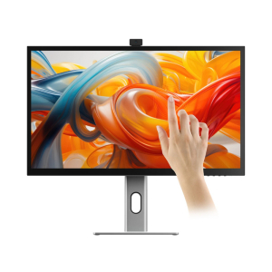 ALOGIC Clarity Pro Touch computer monitor 68,6 cm (27") 3840 x 2160 Pixels 4K Ultra HD LCD Touchscreen Zwart, Zilver