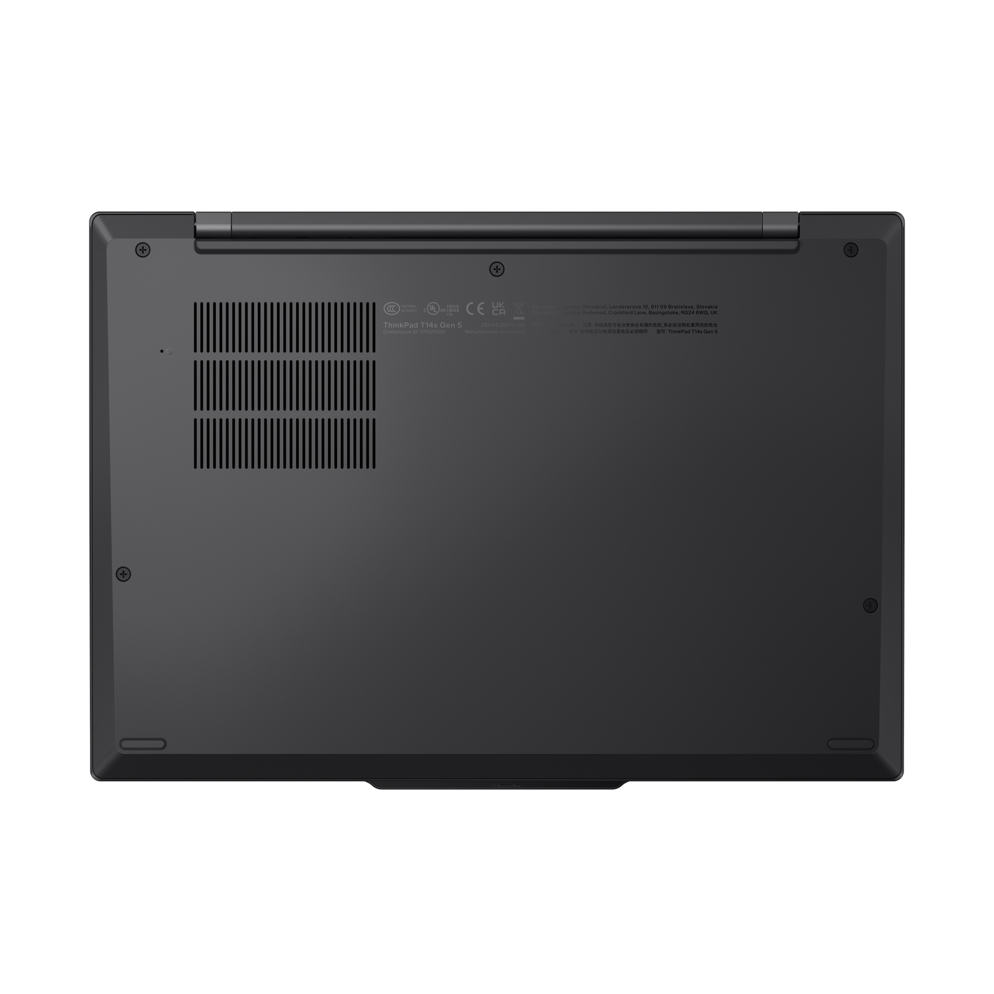 Lenovo ThinkPad T14s Gen 5 Intel Core Ultra 7 155U Laptop 35,6 cm (14") WUXGA 16 GB LPDDR5x-SDRAM 512 GB SSD Wi-Fi 6E (802.11ax) Windows 11 Pro Zwart - Afbeelding 6