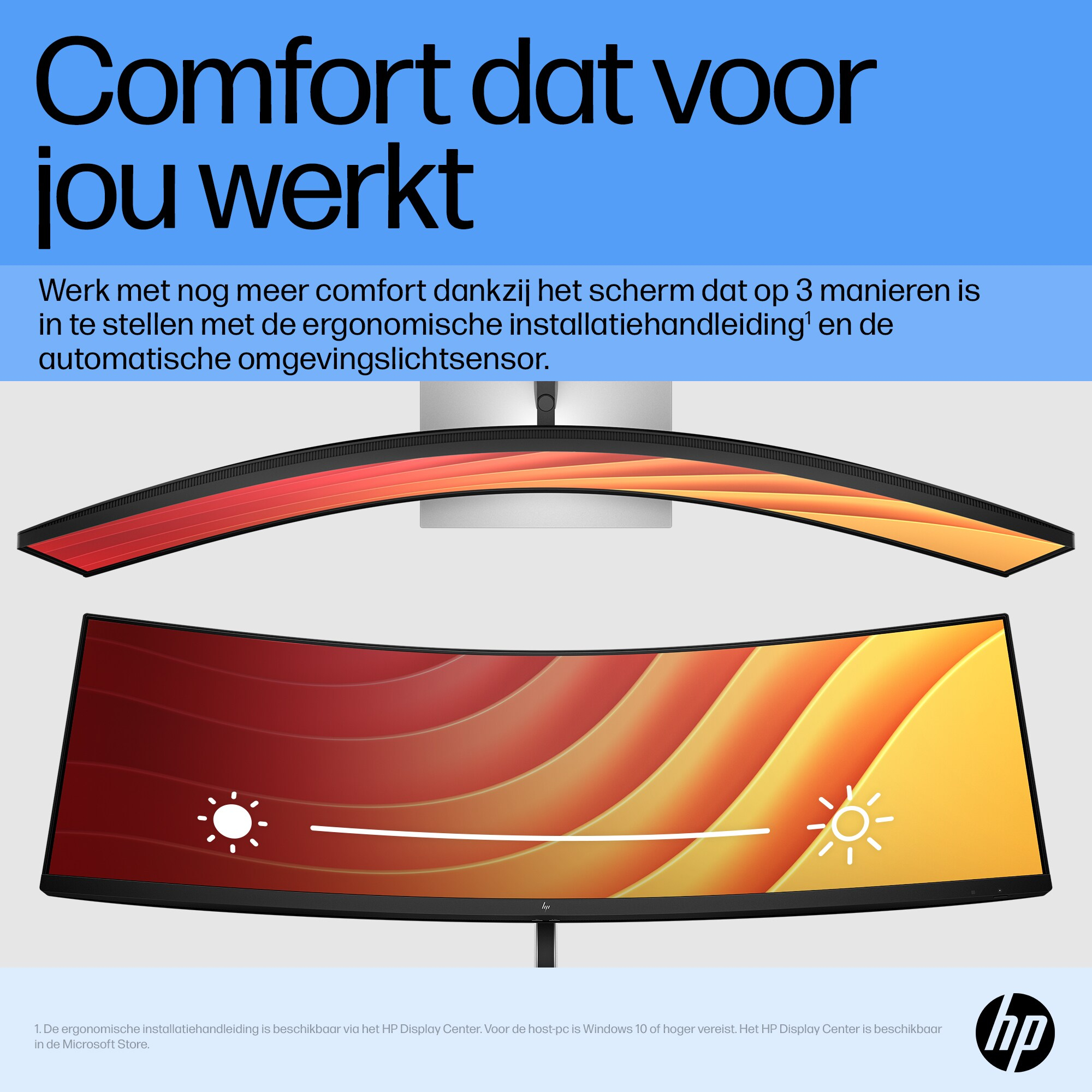 HP E45c G5 DQHD Curved Monitor - Afbeelding 4