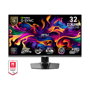 MSI MPG 322URX QD-OLED computer monitor 80 cm (31.5") 3840 x 2160 Pixels 4K Ultra HD Zwart
