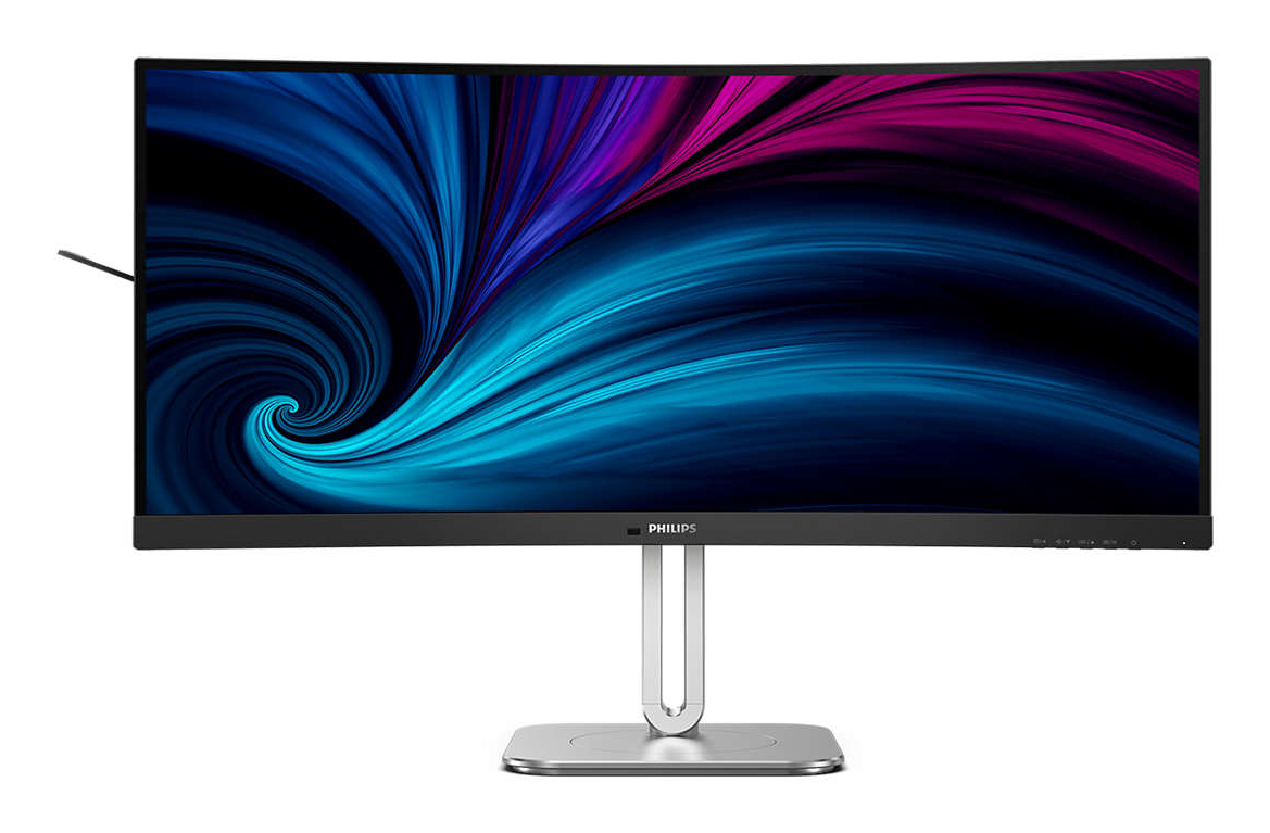 Philips 5000 series 34B2U5600C/00 computer monitor 86,4 cm (34") 3440 x 1440 Pixels Dual QHD LCD Grijs
