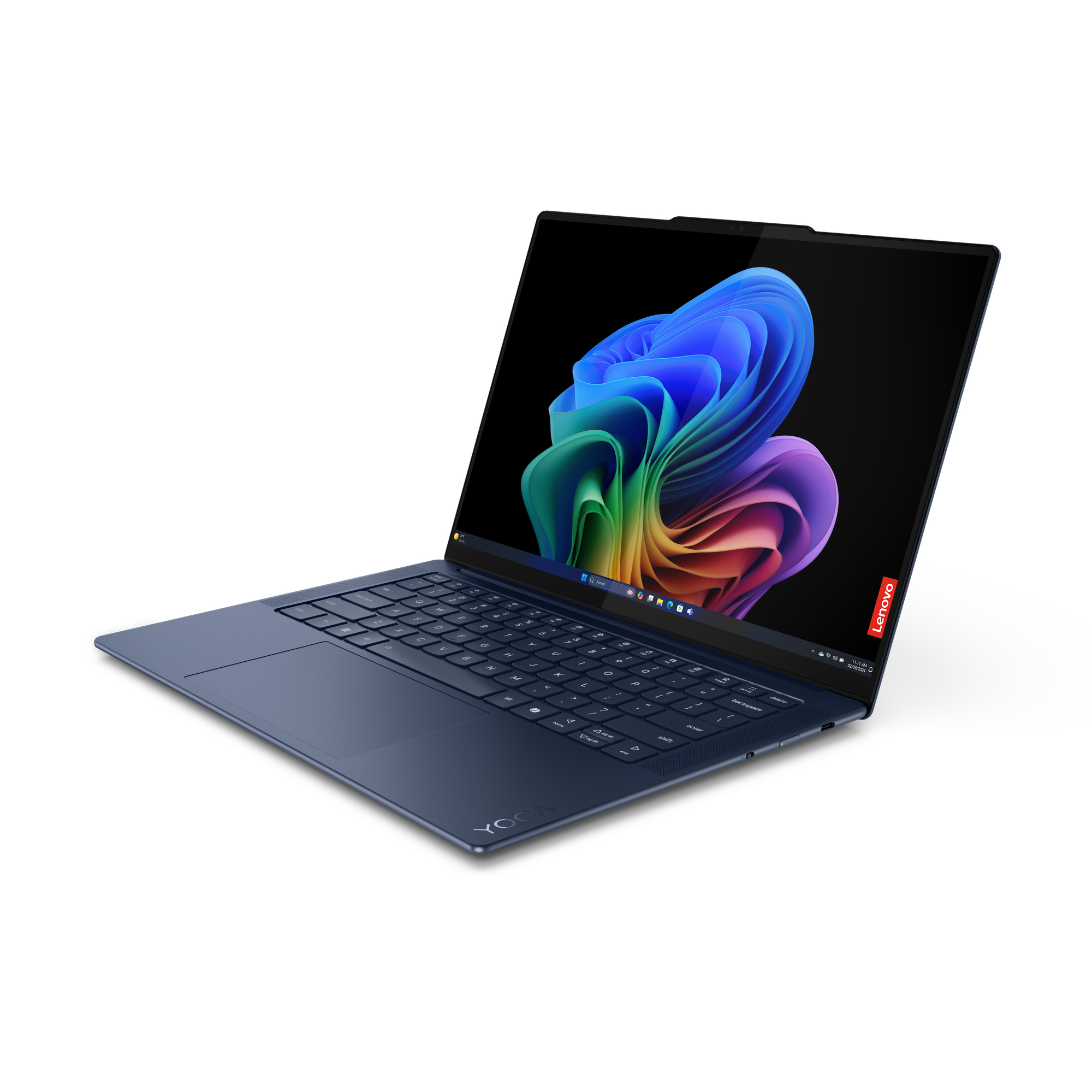 Lenovo Yoga Slim 7 14Q8X9 Copilot+ PC Qualcomm Snapdragon X1E-78-100 Laptop 36,8 cm (14.5") Touchscreen 3K 16 GB LPDDR5x-SDRAM 1 TB SSD Wi-Fi 7 (802.11be) Windows 11 Home Duits Blauw - Afbeelding 13