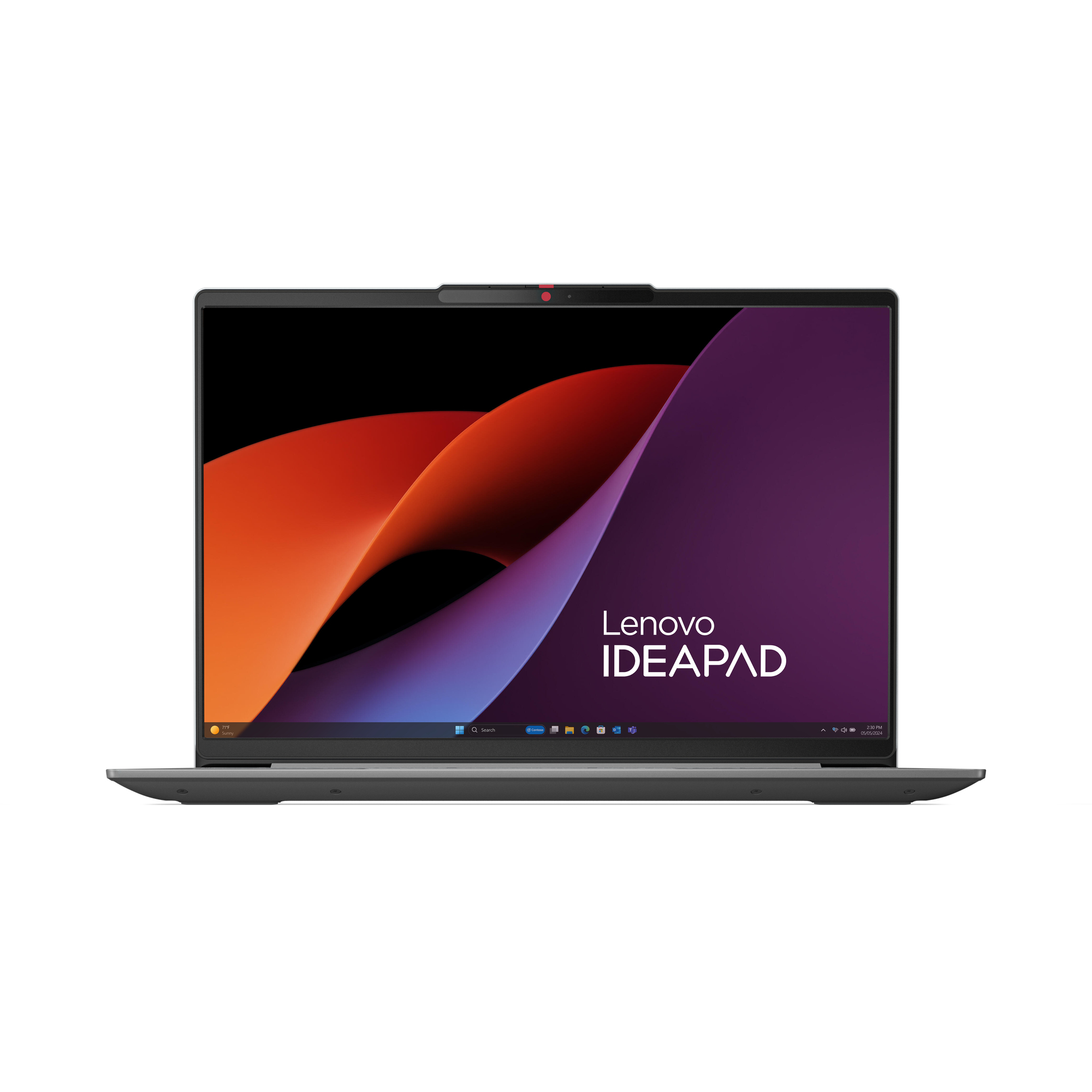 Lenovo IdeaPad Slim 5 14Q8X9 Copilot+ PC Qualcomm Snapdragon X1P-42-100 Laptop 35,6 cm (14") WUXGA 16 GB LPDDR5x-SDRAM 1 TB SSD Wi-Fi 7 (802.11be) Windows 11 Home Duits Grijs - Afbeelding 2