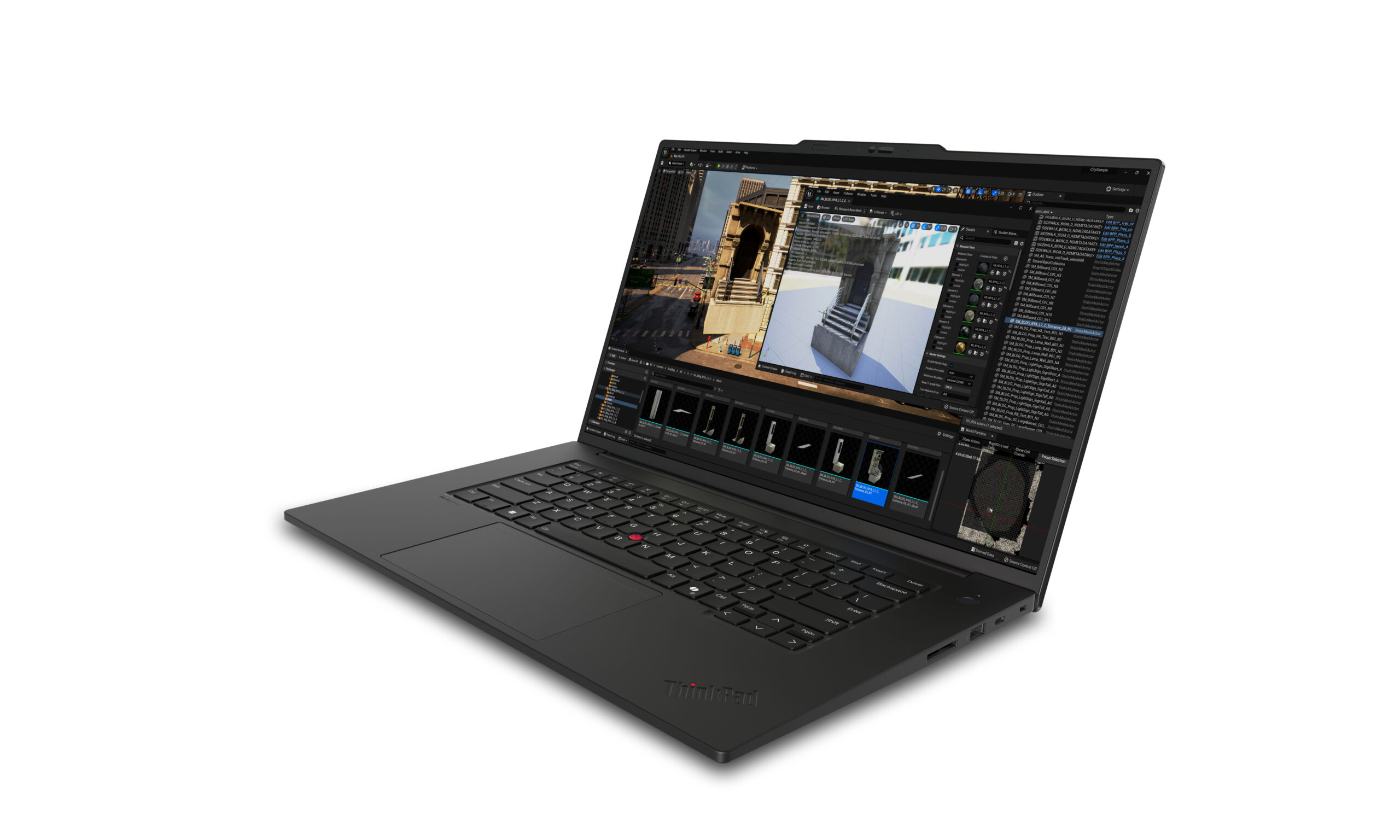 Lenovo ThinkPad P1 Gen 7 Intel Core Ultra 7 165H Mobiel werkstation 40,6 cm (16") WQXGA 32 GB LPDDR5x-SDRAM 1 TB SSD NVIDIA GeForce RTX 4070 Wi-Fi 7 (802.11be) Windows 11 Pro Engels Zwart - Afbeelding 4