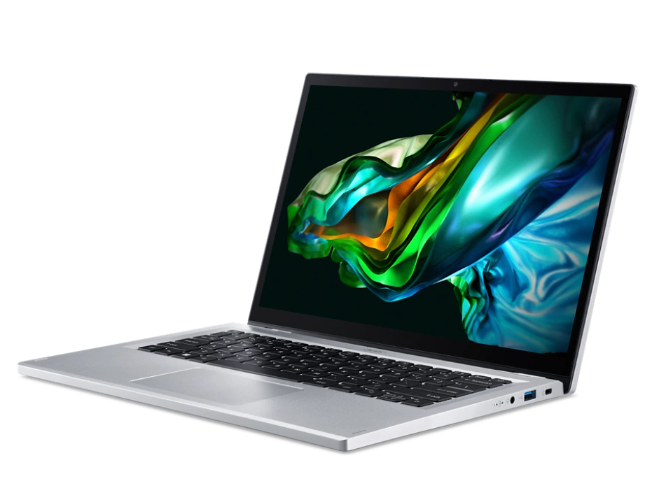 Acer Aspire 3 Spin 14 A3SP14-31PT-310V Intel® Core™ i3 i3-N305 Hybride (2-in-1) 35,6 cm (14") Touchscreen WUXGA 8 GB LPDDR5-SDRAM 512 GB SSD Wi-Fi 6 (802.11ax) Windows 11 Home Zilver - Afbeelding 3