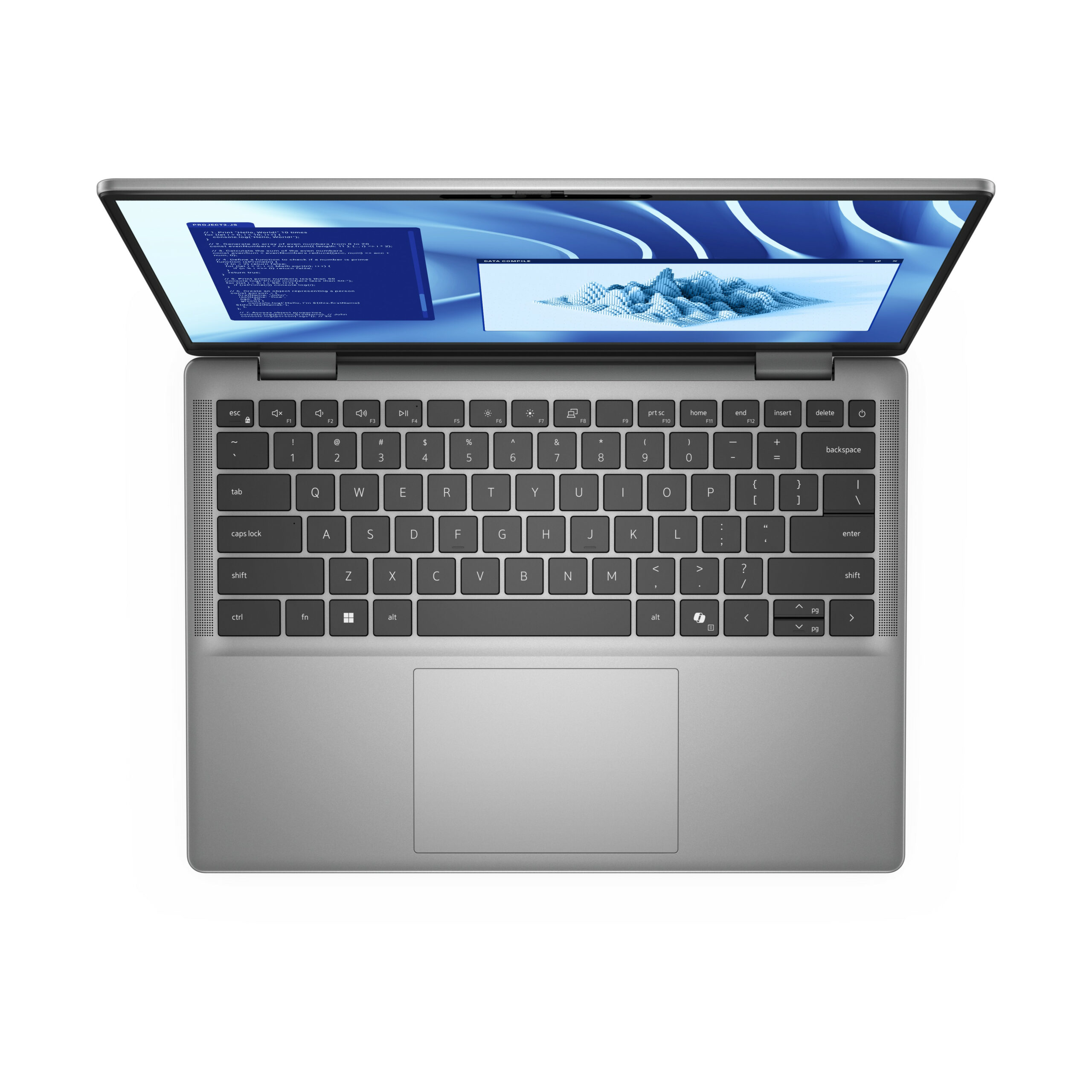 DELL Latitude 7455 Qualcomm Snapdragon X1P-64-100 Laptop 35,6 cm (14") Touchscreen Quad HD+ 16 GB LPDDR5x-SDRAM 512 GB SSD Wi-Fi 7 (802.11be) Windows 11 Pro Grijs - Afbeelding 4