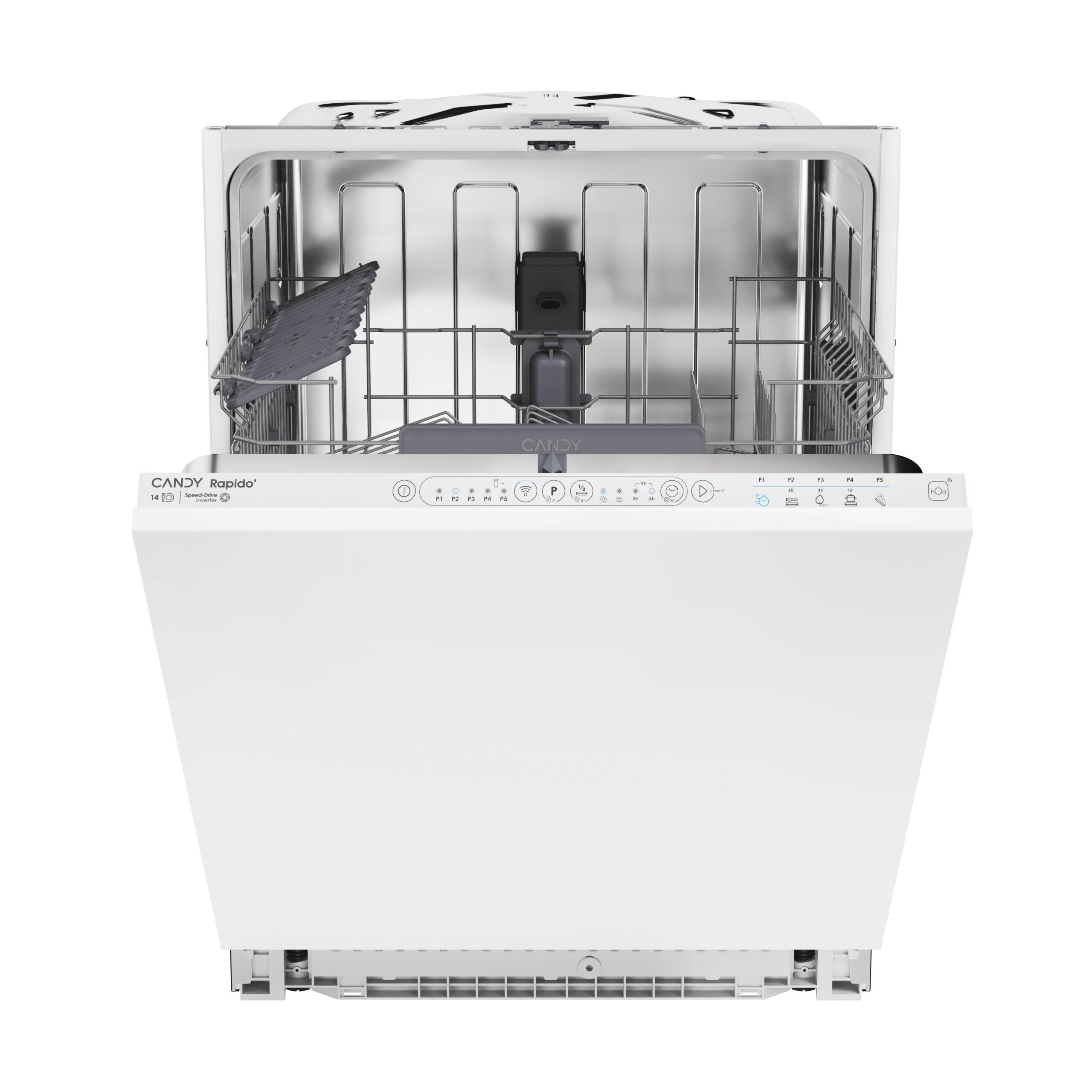 Candy RapidÓ CS 4E7L0W Volledig ingebouwd 14 couverts E - Afbeelding 6