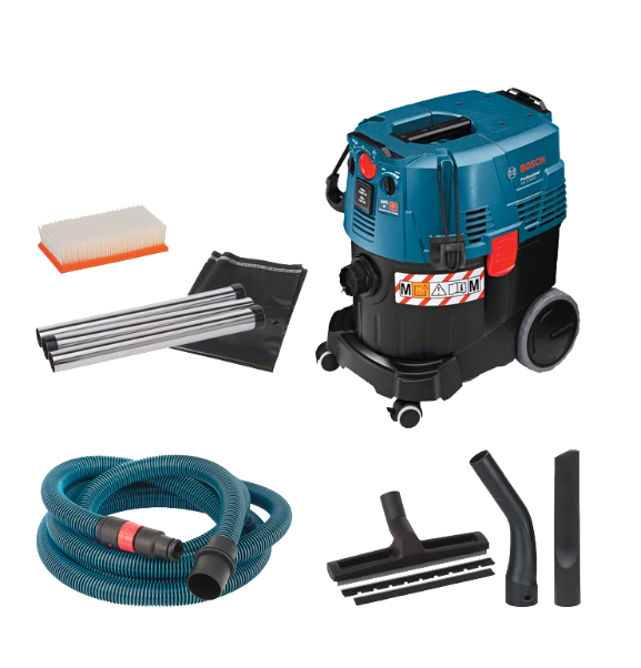 Bosch GAS 35 M AFC Professional Zwart, Blauw 35 l 1380 W - Afbeelding 2