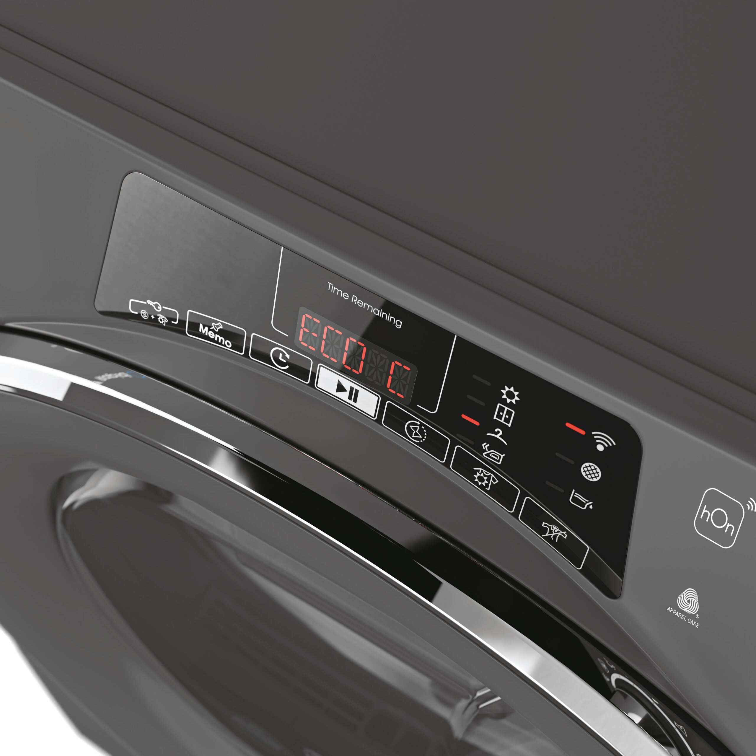 Candy RapidÓ RO4 H7A2TCERX-S wasdroger Vrijstaand Voorbelading 7 kg A++ Antraciet - Afbeelding 4