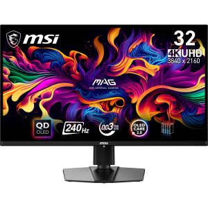 MSI MAG 321UPX QD-OLED computer monitor 80 cm (31.5") 3840 x 2160 Pixels 4K Ultra HD Zwart