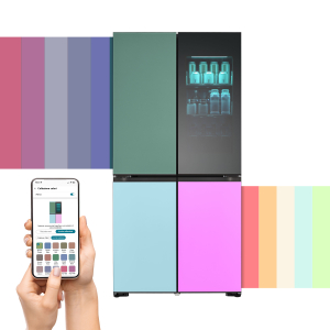 LG InstaView GMV960NNME amerikaanse koelkast Vrijstaand 617 l E Meerkleurig