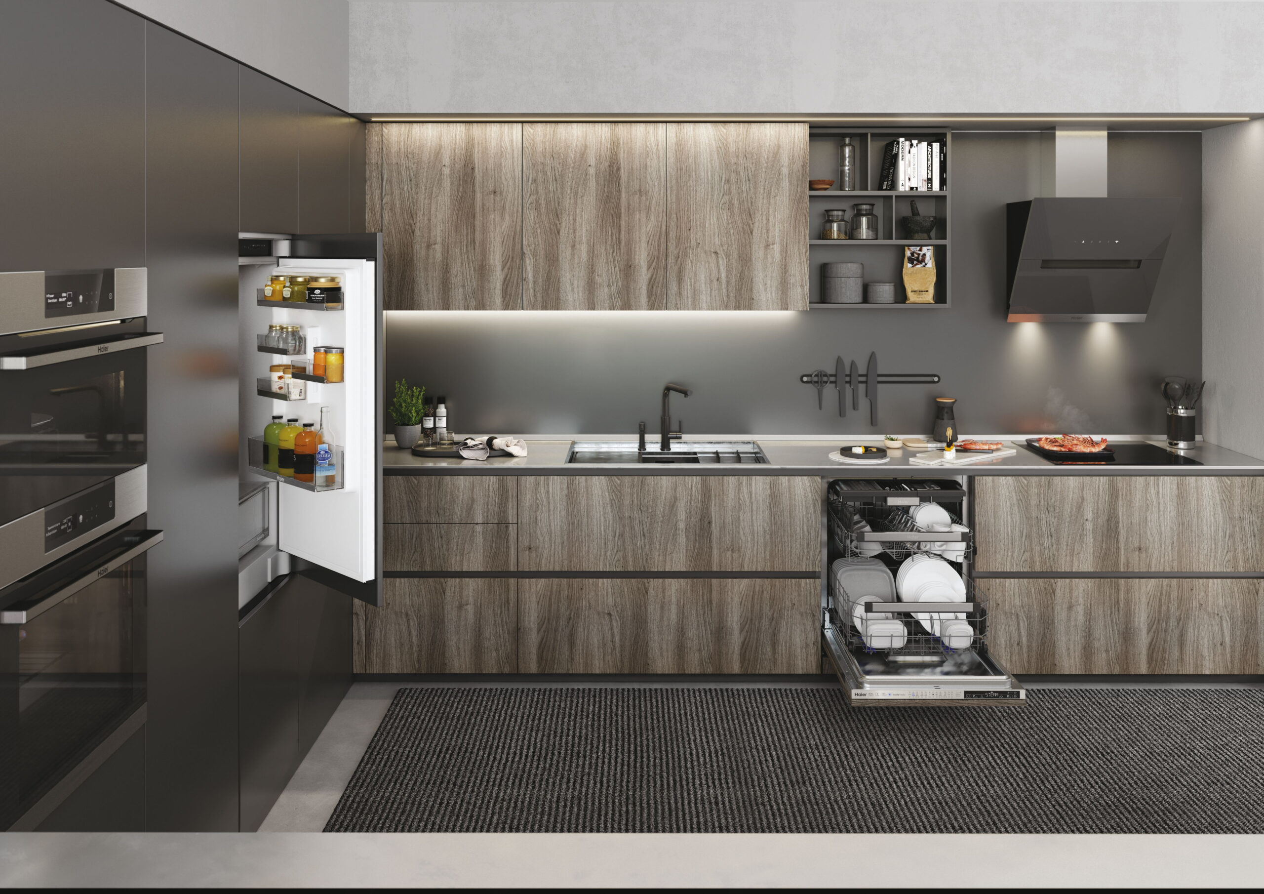 Haier 2D 55 Series 6 HBW5518E Ingebouwd 248 l E Wit - Afbeelding 9