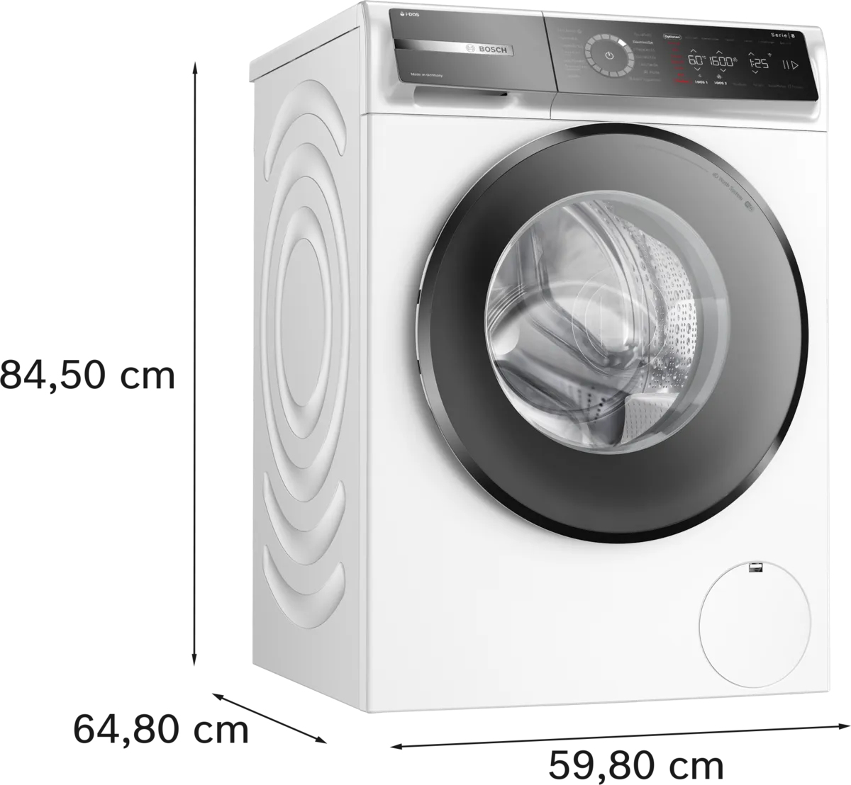 Bosch WGB256A41 wasmachine Voorbelading 10 kg 1600 RPM Wit - Afbeelding 5