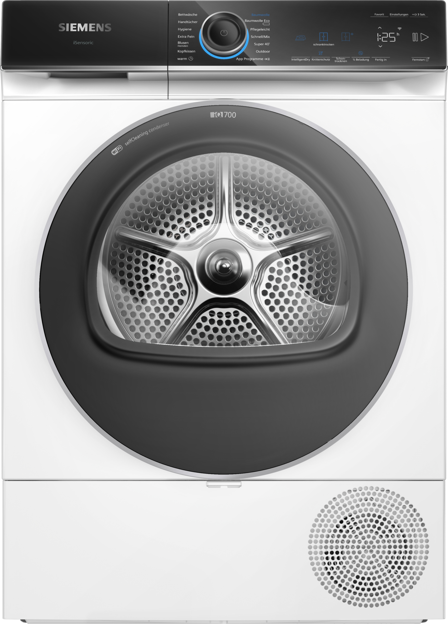 Siemens iQ700 WQ45B2B40 wasdroger Vrijstaand Voorbelading 9 kg A+++ Wit