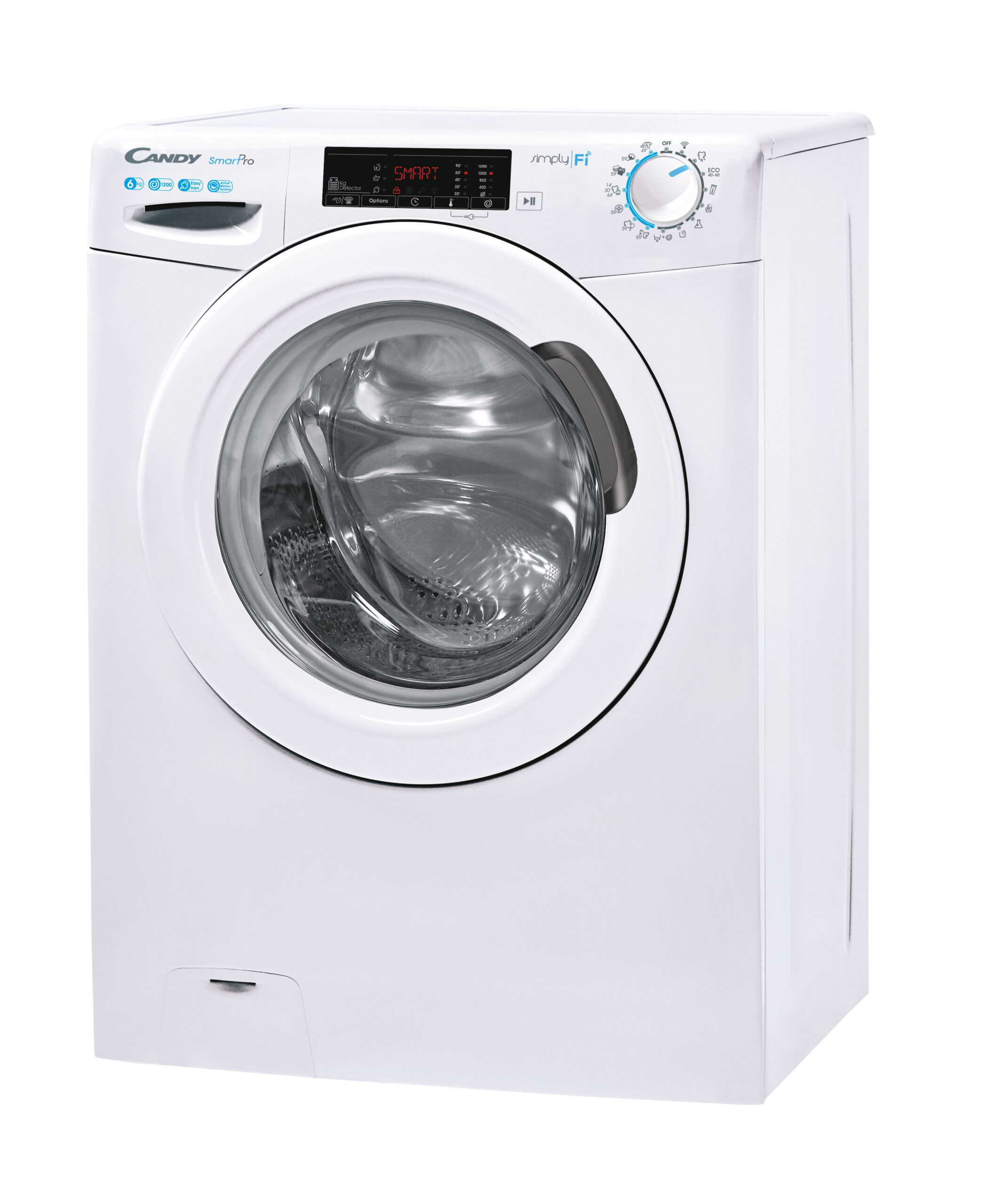 Candy Smart Pro CSO4 1265TE/1-S wasmachine Voorbelading 6 kg 1200 RPM Wit - Afbeelding 3