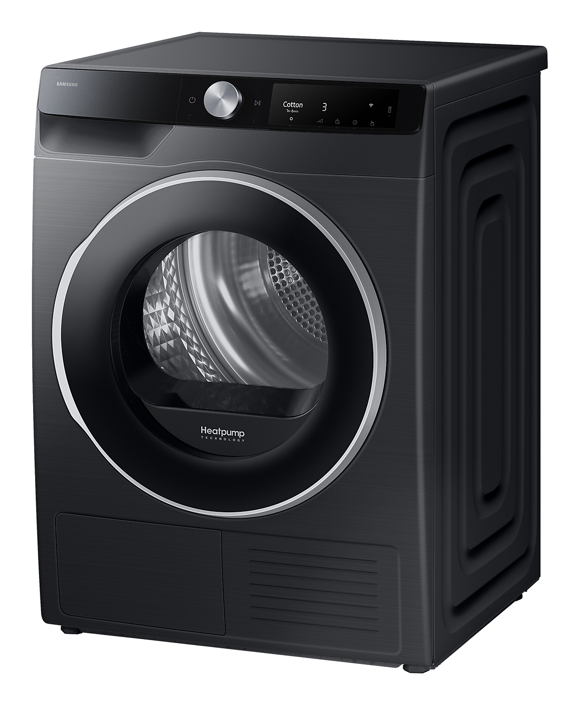 Samsung DV6000T wasdroger Vrijstaand Voorbelading 9 kg A+++ Zwart - Afbeelding 3