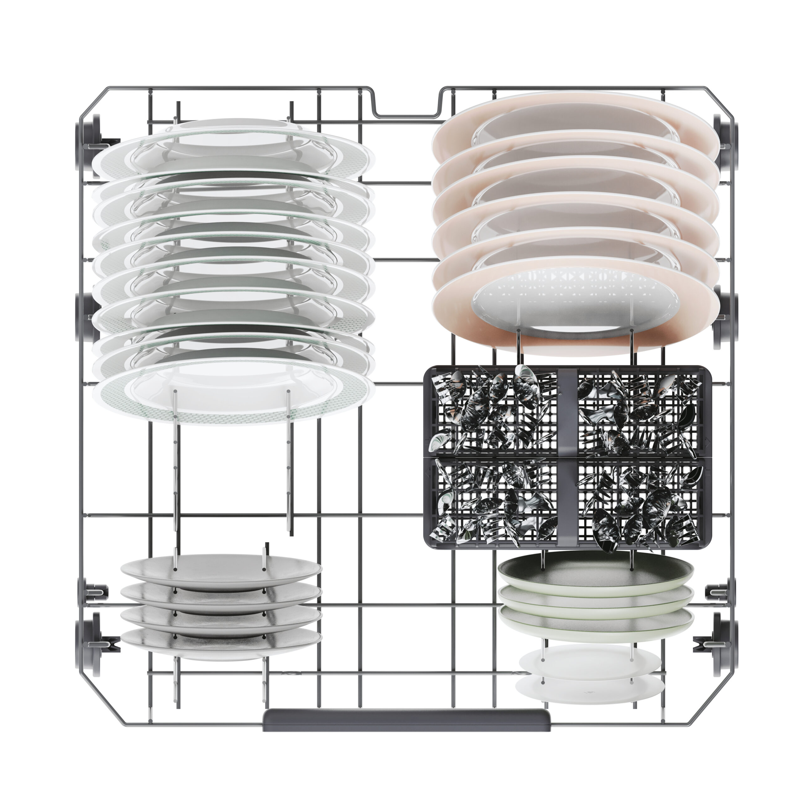 Candy RapidÓ CS 4E7L0W Volledig ingebouwd 14 couverts E - Afbeelding 14