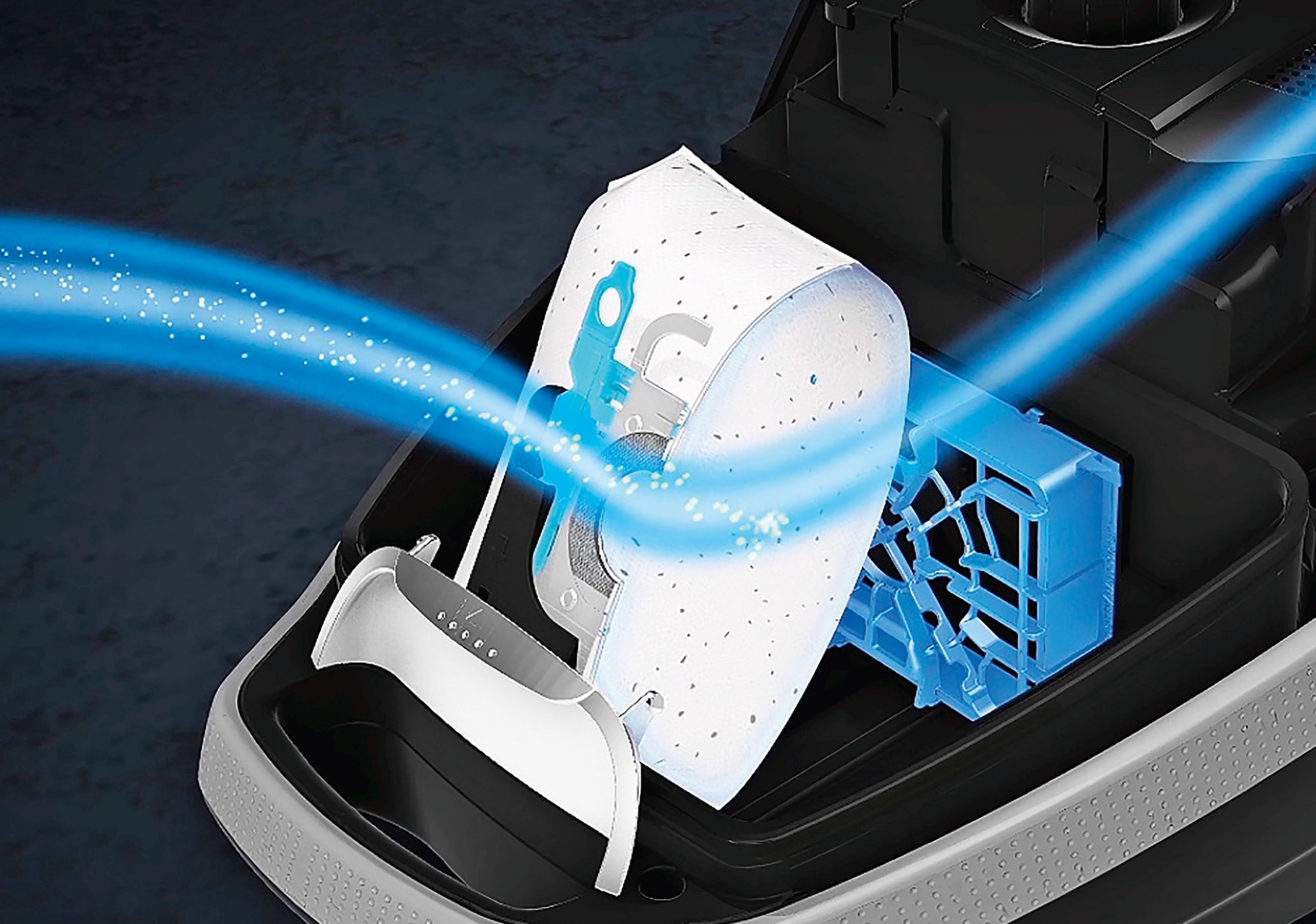 Siemens iQ300 VSP3AAAA stofzuiger 4 l Cilinderstofzuiger Droog 750 W Stofzak - Afbeelding 13