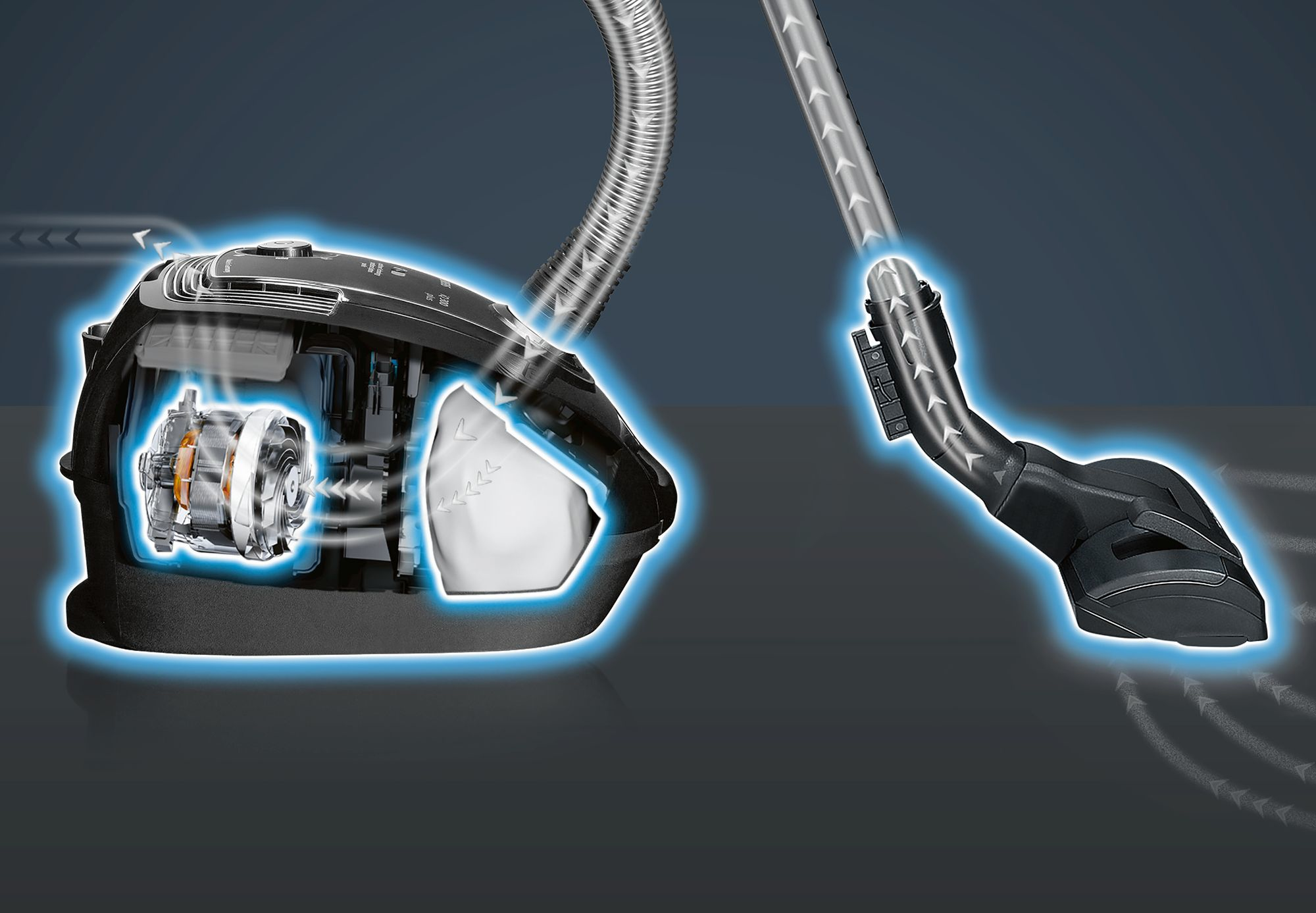 Siemens iQ300 VSP3AAAA stofzuiger 4 l Cilinderstofzuiger Droog 750 W Stofzak - Afbeelding 10