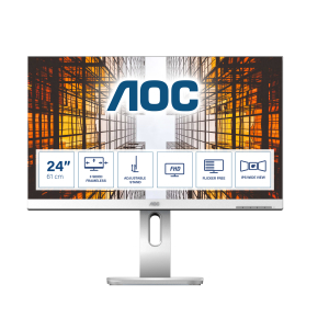 AOC P1 X24P1/GR computer monitor 61 cm (24") 1920 x 1200 Pixels WUXGA LED Grijs
