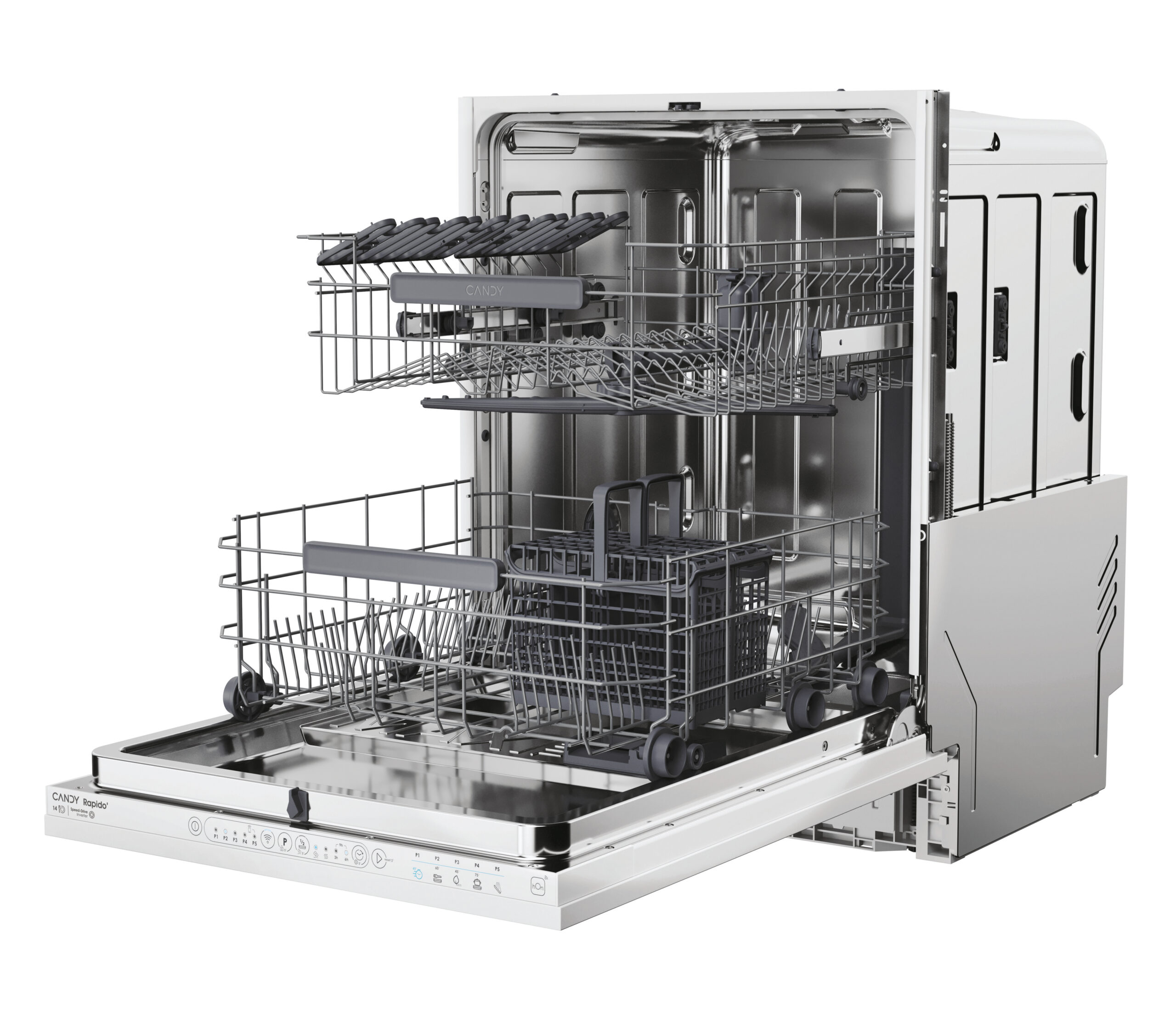 Candy RapidÓ CS 4E7L0W Volledig ingebouwd 14 couverts E - Afbeelding 10