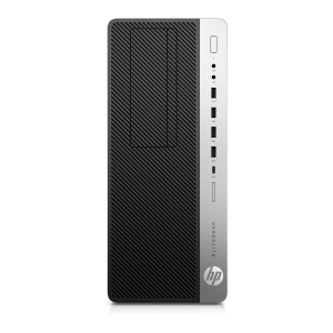 T1A HP EliteDesk 800 G4 Refurbished Intel® Core™ i7 i7-8700 16 GB DDR4-SDRAM 256 GB SSD Windows 10 Pro Tower PC Zwart, Zilver