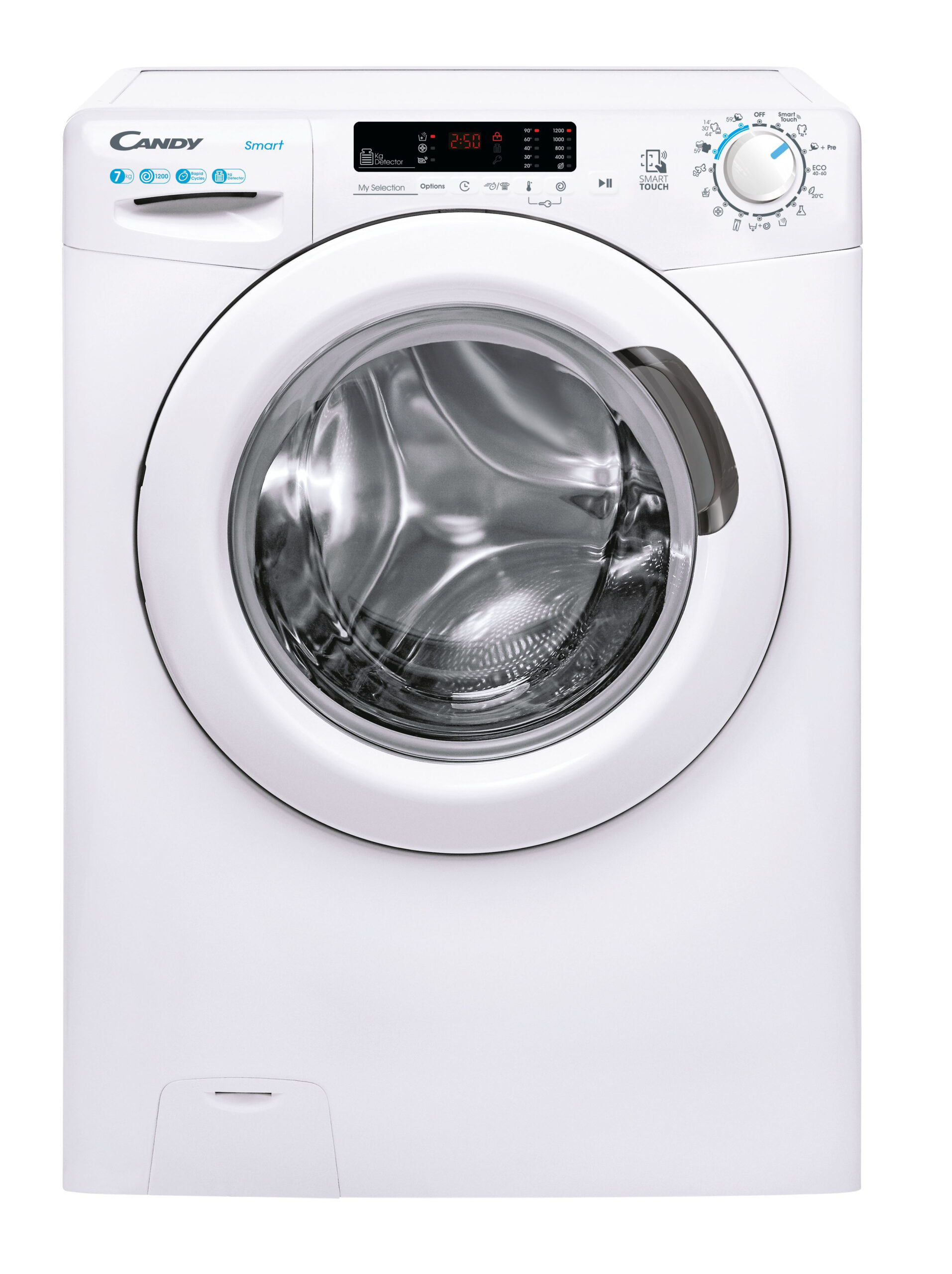 Candy Smart CS4 1272DE/1-S wasmachine Voorbelading 7 kg 1200 RPM Wit