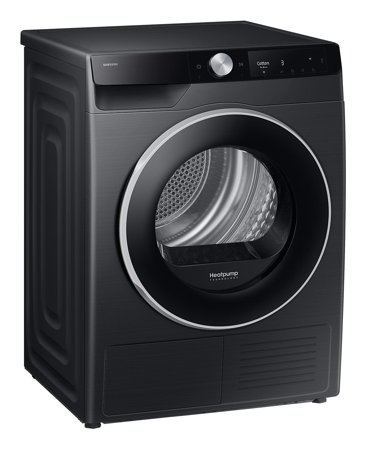 Samsung DV6000T wasdroger Vrijstaand Voorbelading 9 kg A+++ Zwart - Afbeelding 2