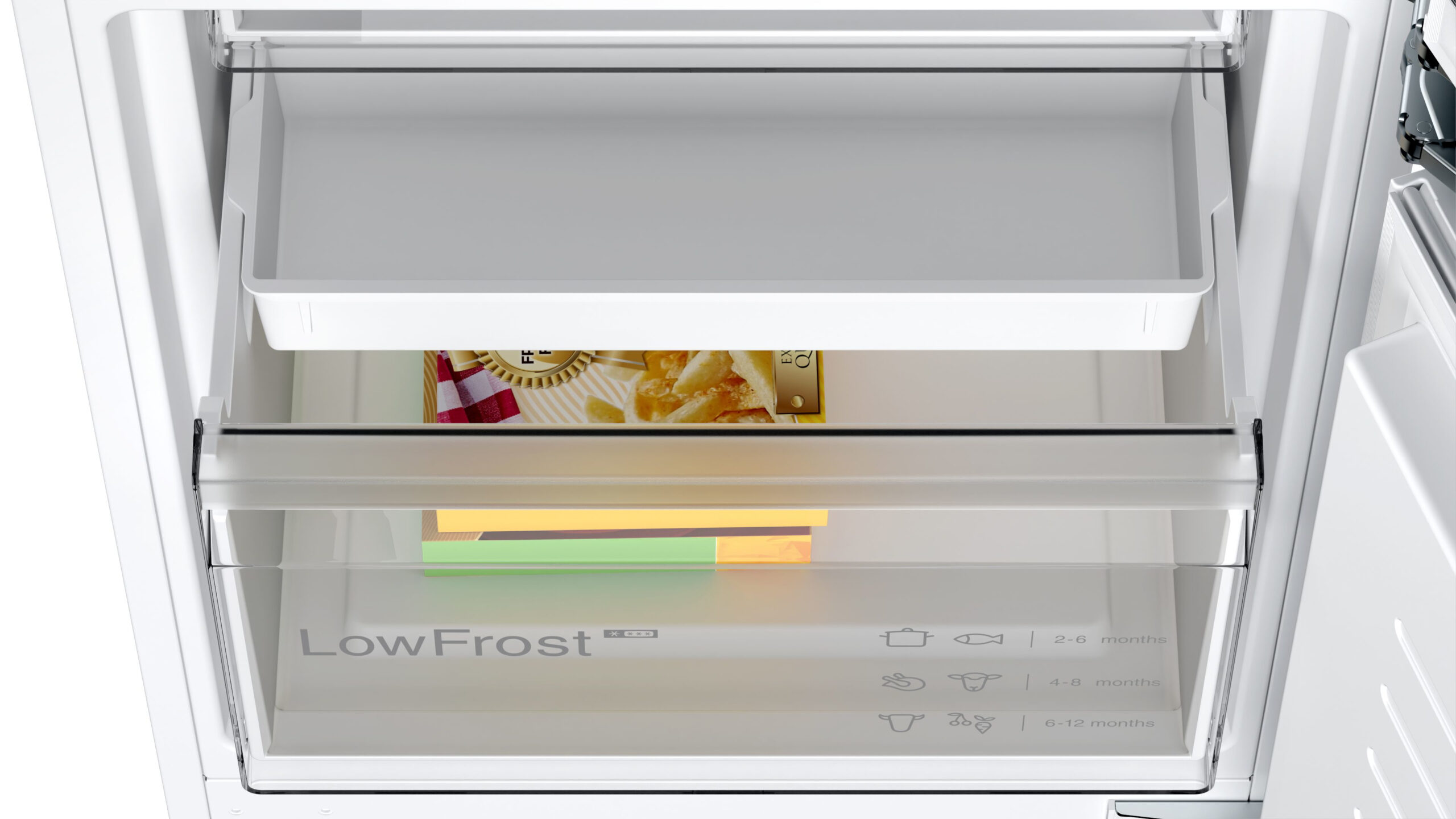Bosch Serie 4 KIV86VSE0 koel-vriescombinatie Ingebouwd 267 l E Wit - Afbeelding 2