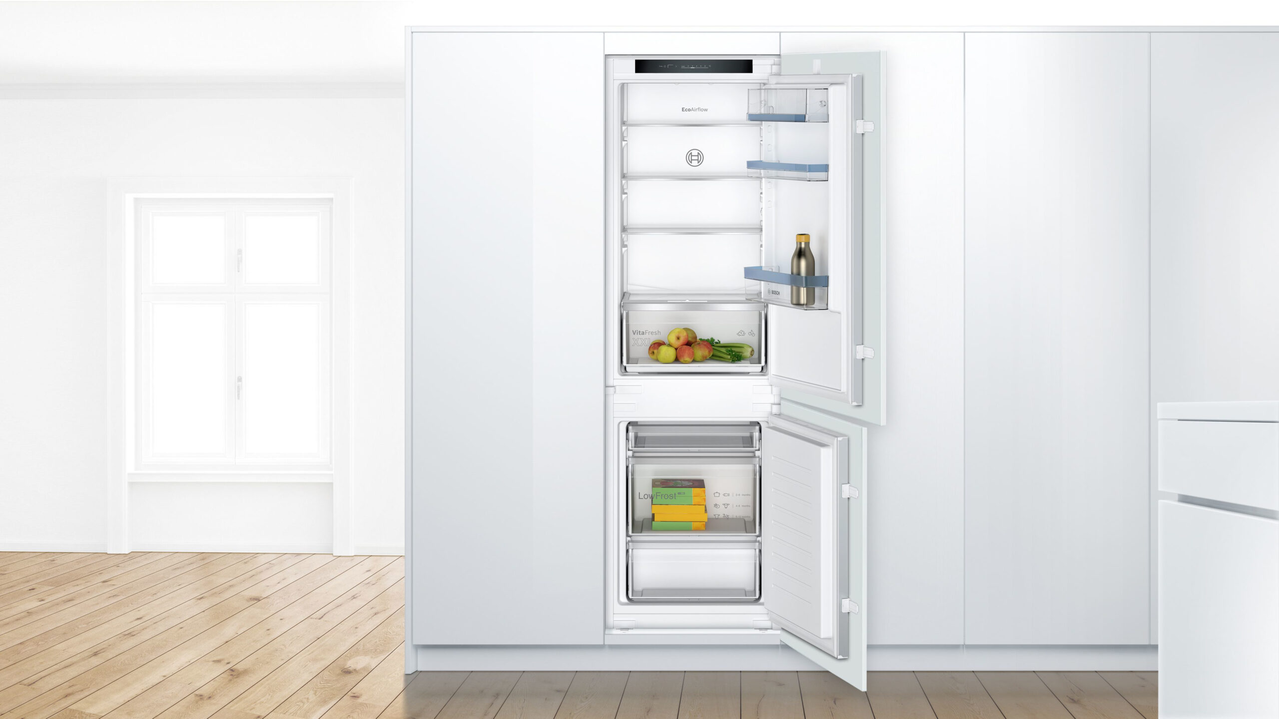 Bosch Serie 4 KIV86VSE0 koel-vriescombinatie Ingebouwd 267 l E Wit - Afbeelding 5