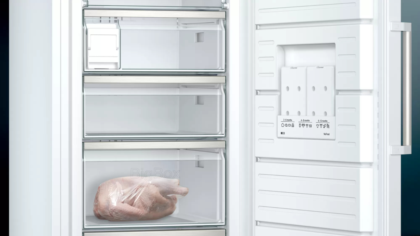 Siemens iQ500 GS54NAWCV diepvriezer Vrieskast Vrijstaand 328 l C Wit - Afbeelding 5