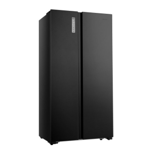 Hisense RS677N4BFD amerikaanse koelkast Vrijstaand 519 l D Grijs, Roestvrijstaal