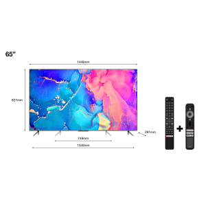 TCL C63 C635 165,1 cm (65") 4K Ultra HD Smart TV Wifi Zwart