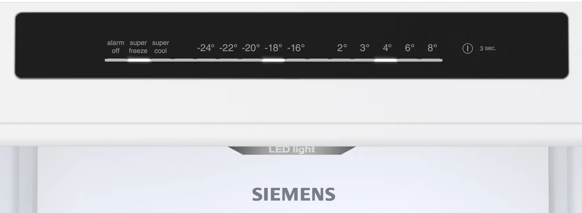 Siemens iQ300 KG36N2ICF koel-vriescombinatie Vrijstaand 321 l C Roestvrijstaal - Afbeelding 3