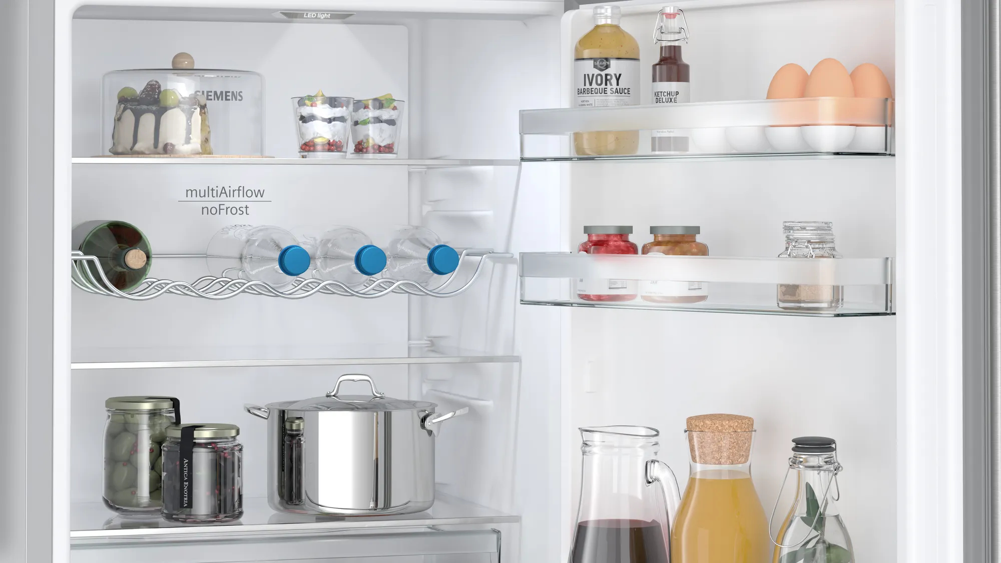 Siemens iQ300 KG36N2ICF koel-vriescombinatie Vrijstaand 321 l C Roestvrijstaal - Afbeelding 4