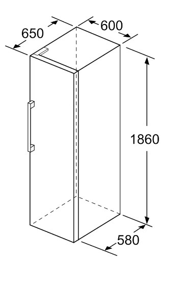 Bosch Serie 6 GSN36BIEP diepvriezer Vrieskast Vrijstaand 242 l E Roestvrijstaal - Afbeelding 5