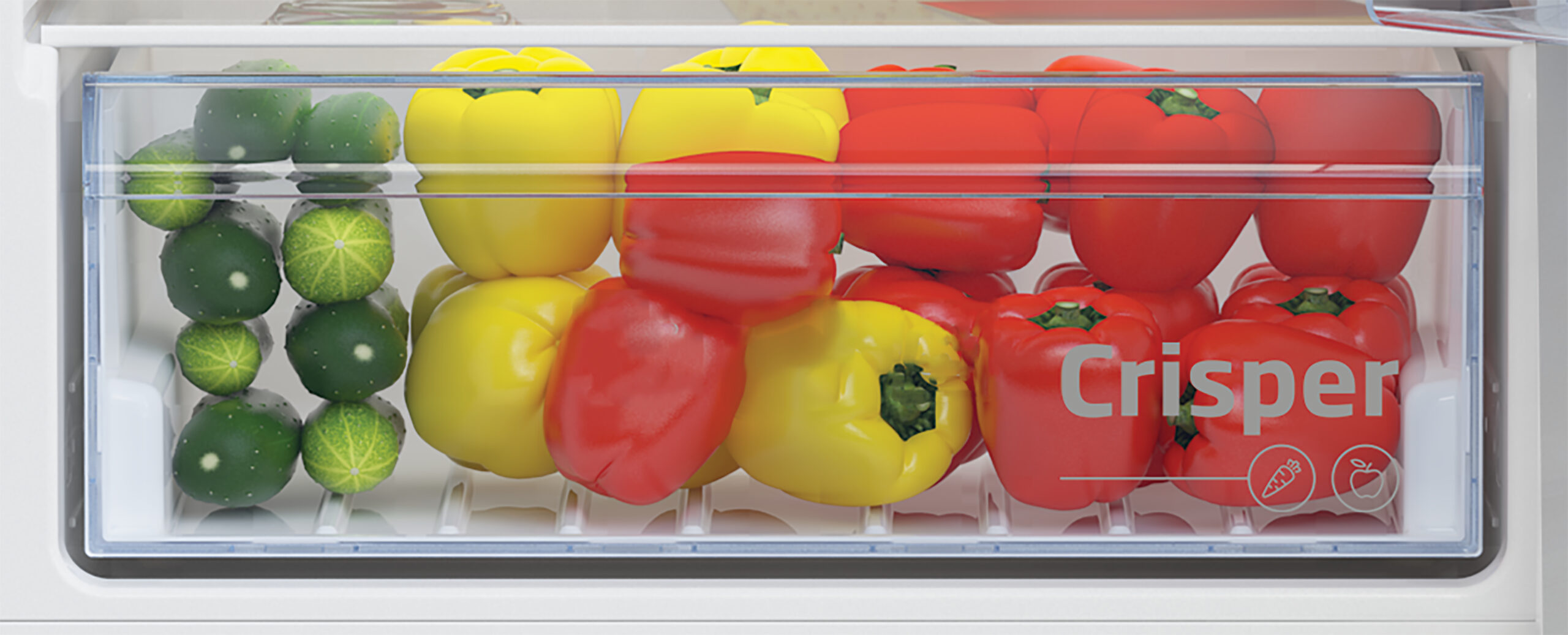 Beko BCHA275K41SN koel-vriescombinatie Ingebouwd 262 l E Wit - Afbeelding 2