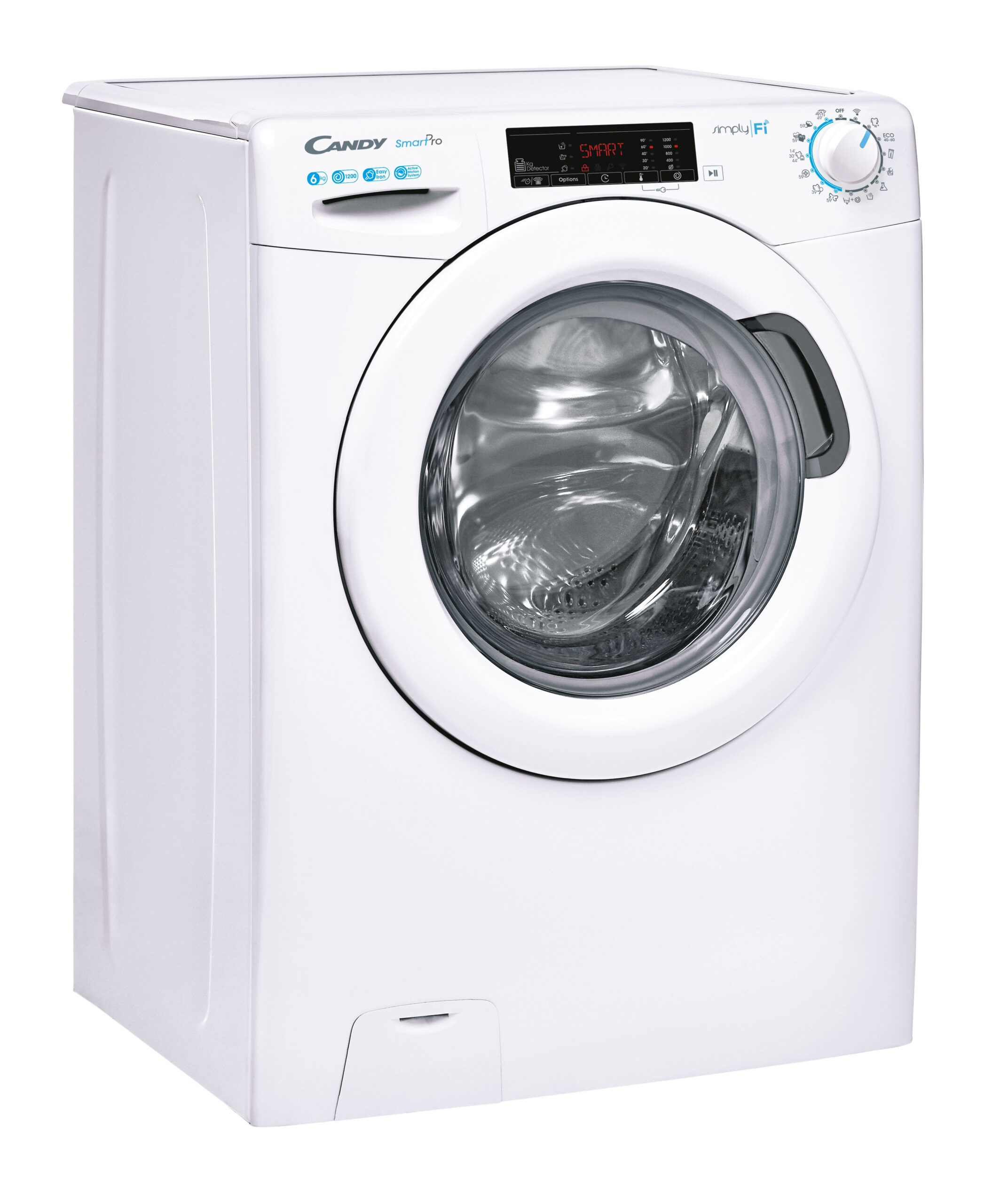 Candy Smart Pro CSO4 1265TE/1-S wasmachine Voorbelading 6 kg 1200 RPM Wit - Afbeelding 2