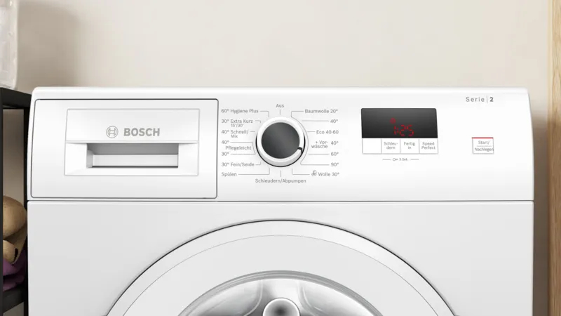 Bosch Serie 2 WGE02420 wasmachine Voorbelading 7 kg 1400 RPM Wit - Afbeelding 2