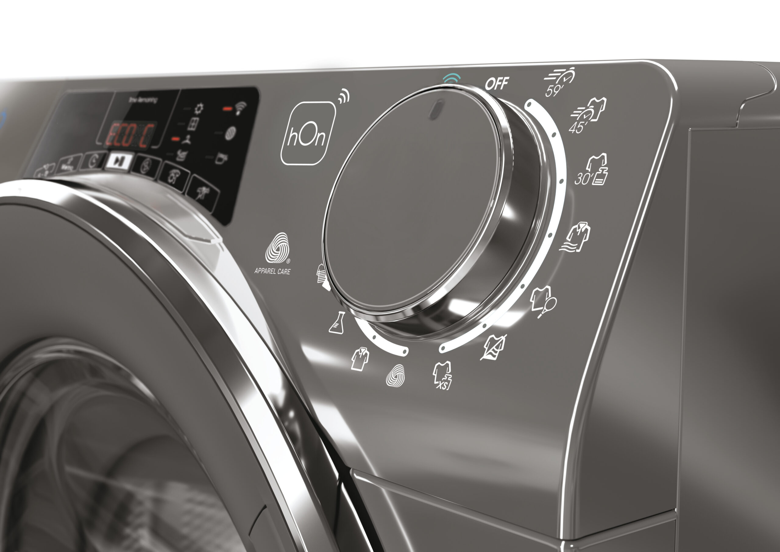 Candy RapidÓ RO4 H7A2TCERX-S wasdroger Vrijstaand Voorbelading 7 kg A++ Antraciet - Afbeelding 5