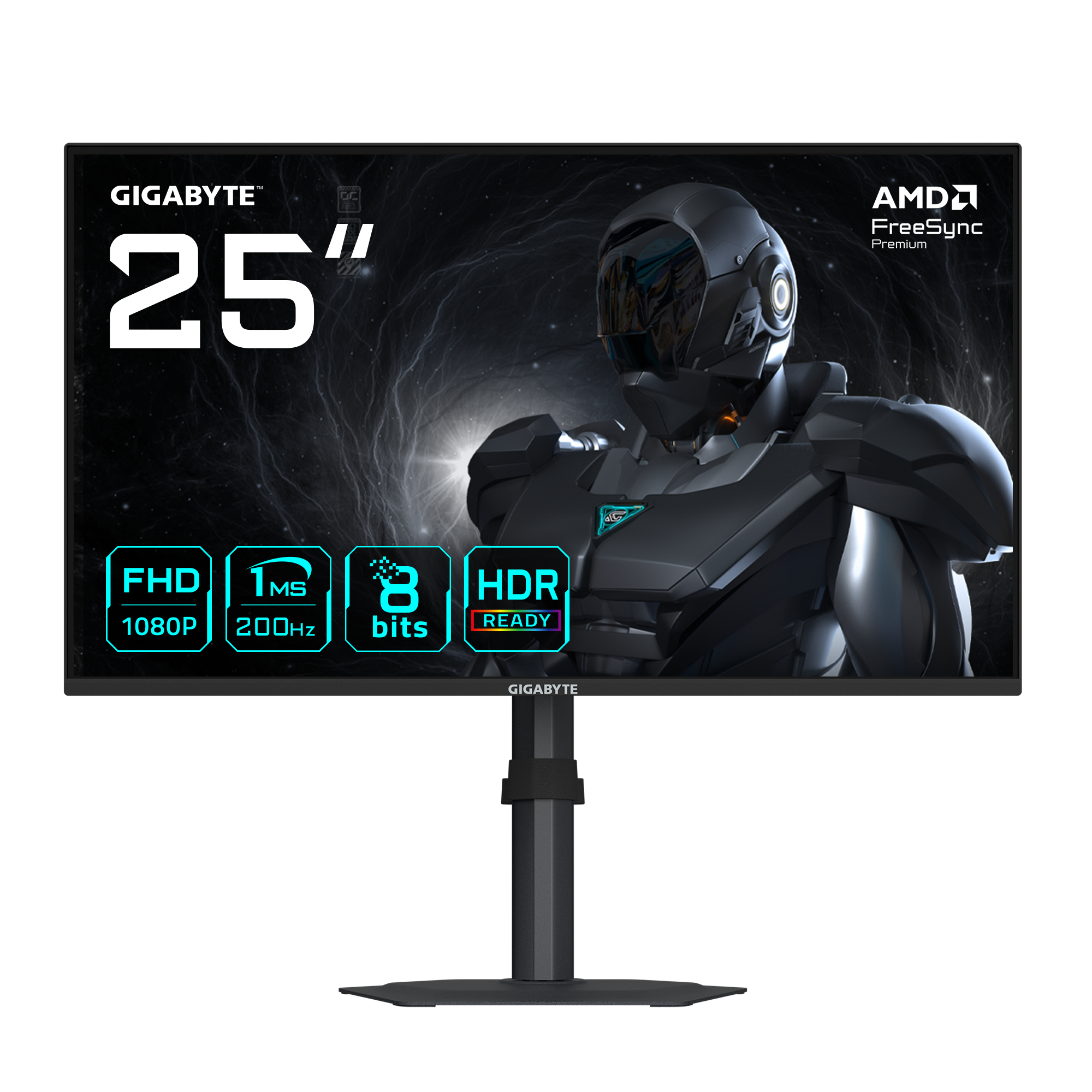GIGABYTE G25F2 computer monitor 62,2 cm (24.5") 1920 x 1080 Pixels Full HD LED Zwart