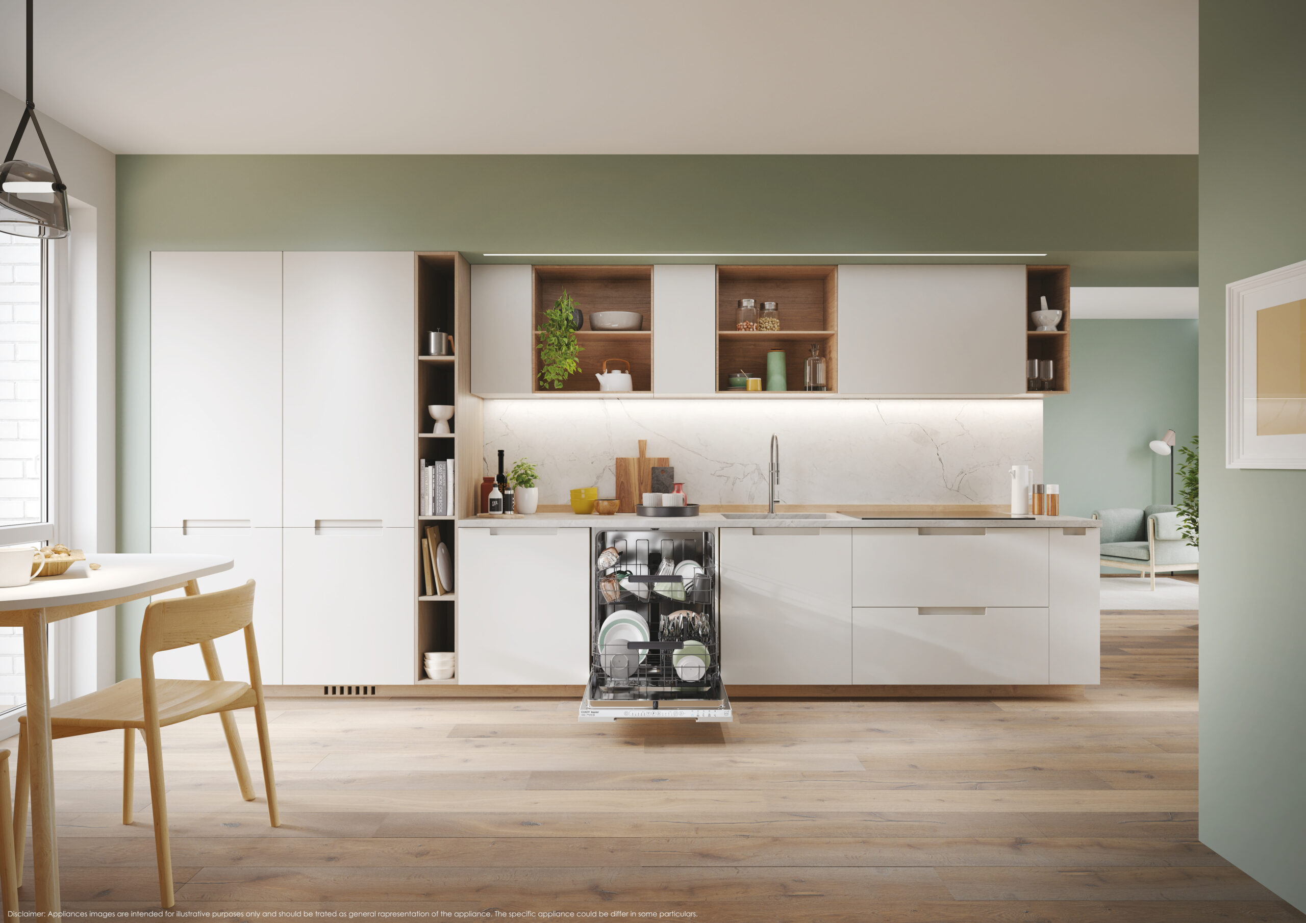 Candy RapidÓ CS 4E7L0W Volledig ingebouwd 14 couverts E - Afbeelding 16