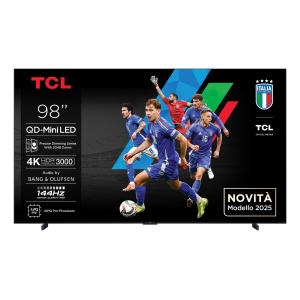 TCL 98C7K tv 2,49 m (98") 4K Ultra HD Smart TV Wifi Metallic 3000 cd/m²