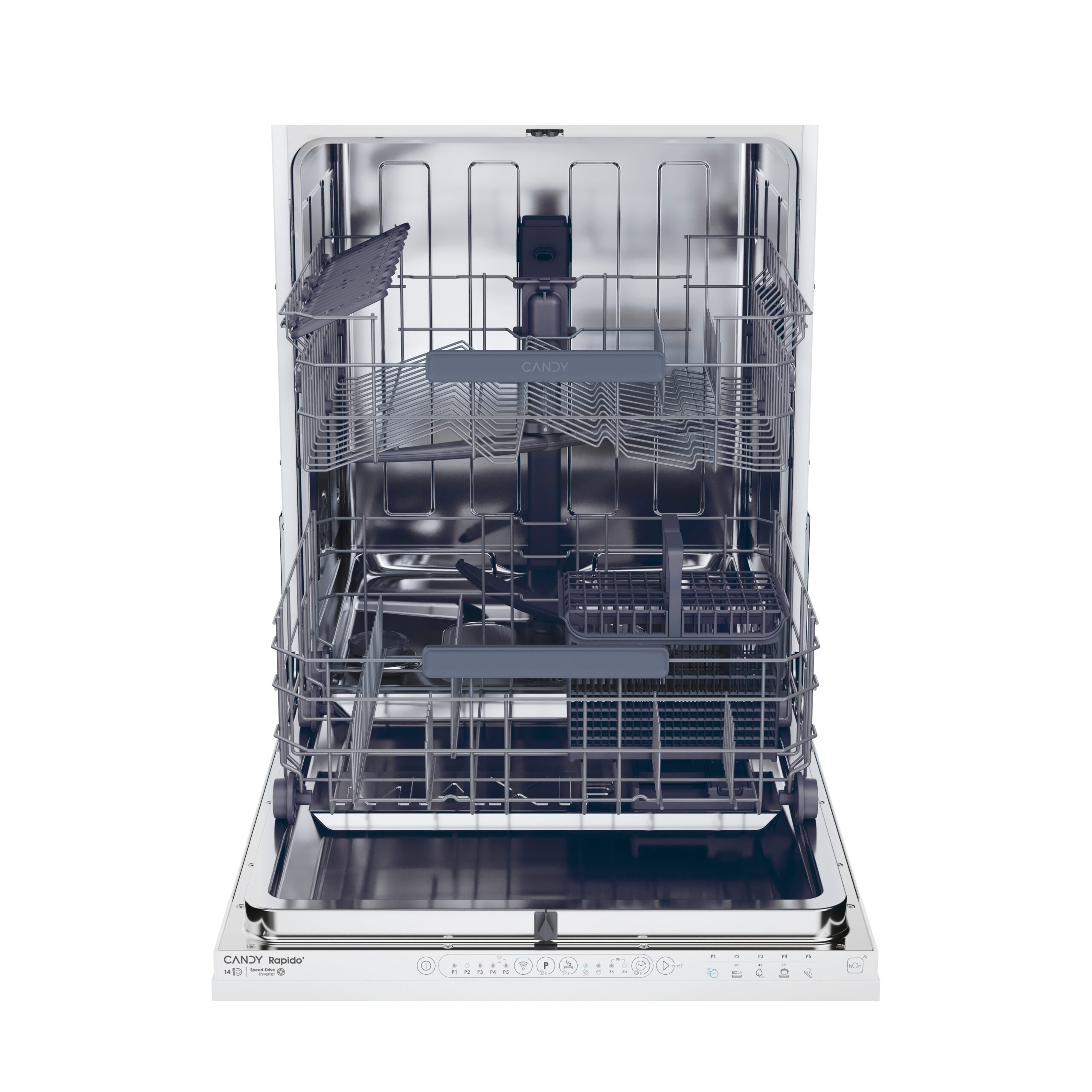 Candy RapidÓ CS 4E7L0W Volledig ingebouwd 14 couverts E - Afbeelding 8