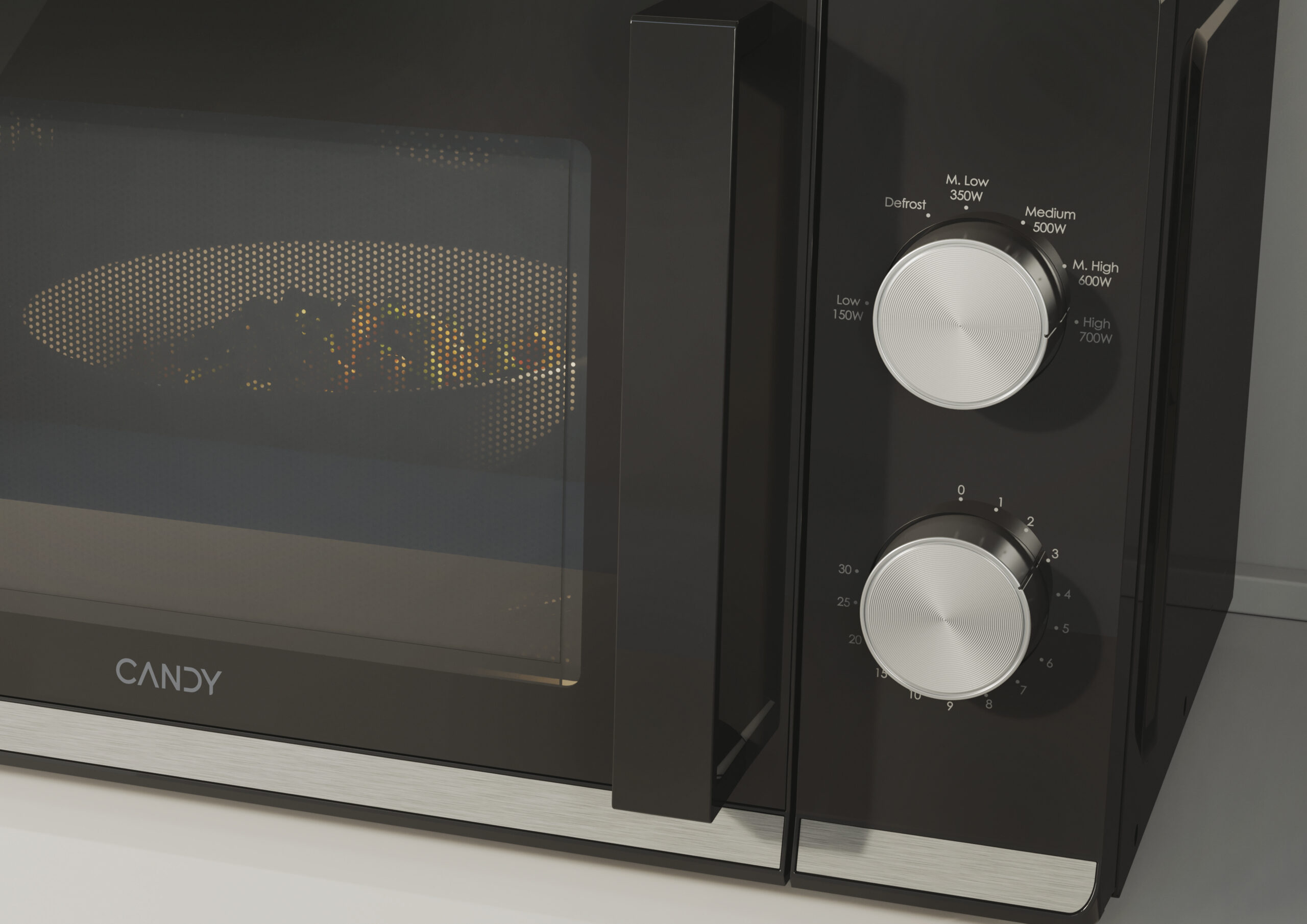 Candy Moderna CMW20TNMB Zwart Solo-magnetron Aanrecht 20 l 700 W - Afbeelding 6