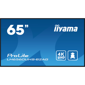 iiyama LH6560UHS-B2AG beeldkrant Digitaal A-kaart 165,1 cm (65") LED Wifi 500 cd/m² 4K Ultra HD Zwart Type processor Android 11 24/7