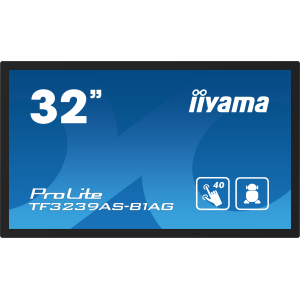 iiyama TF3239AS-B1AG beeldkrant Digitale signage flatscreen 80 cm (31.5") LED 500 cd/m² 2.4K Ultra HD Zwart Touchscreen Type processor Android 24/7