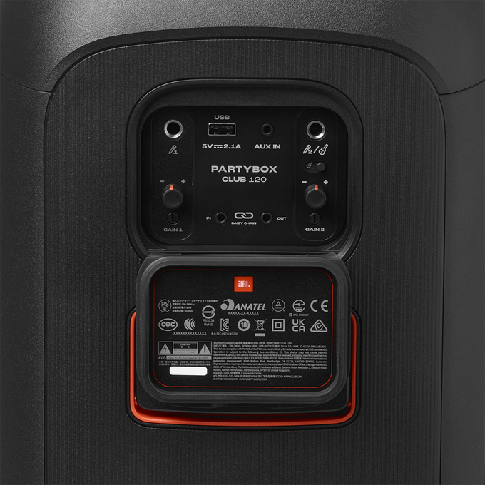 JBL PartyBox Club 120 Feestluidspreker Zwart 160 W - Afbeelding 8